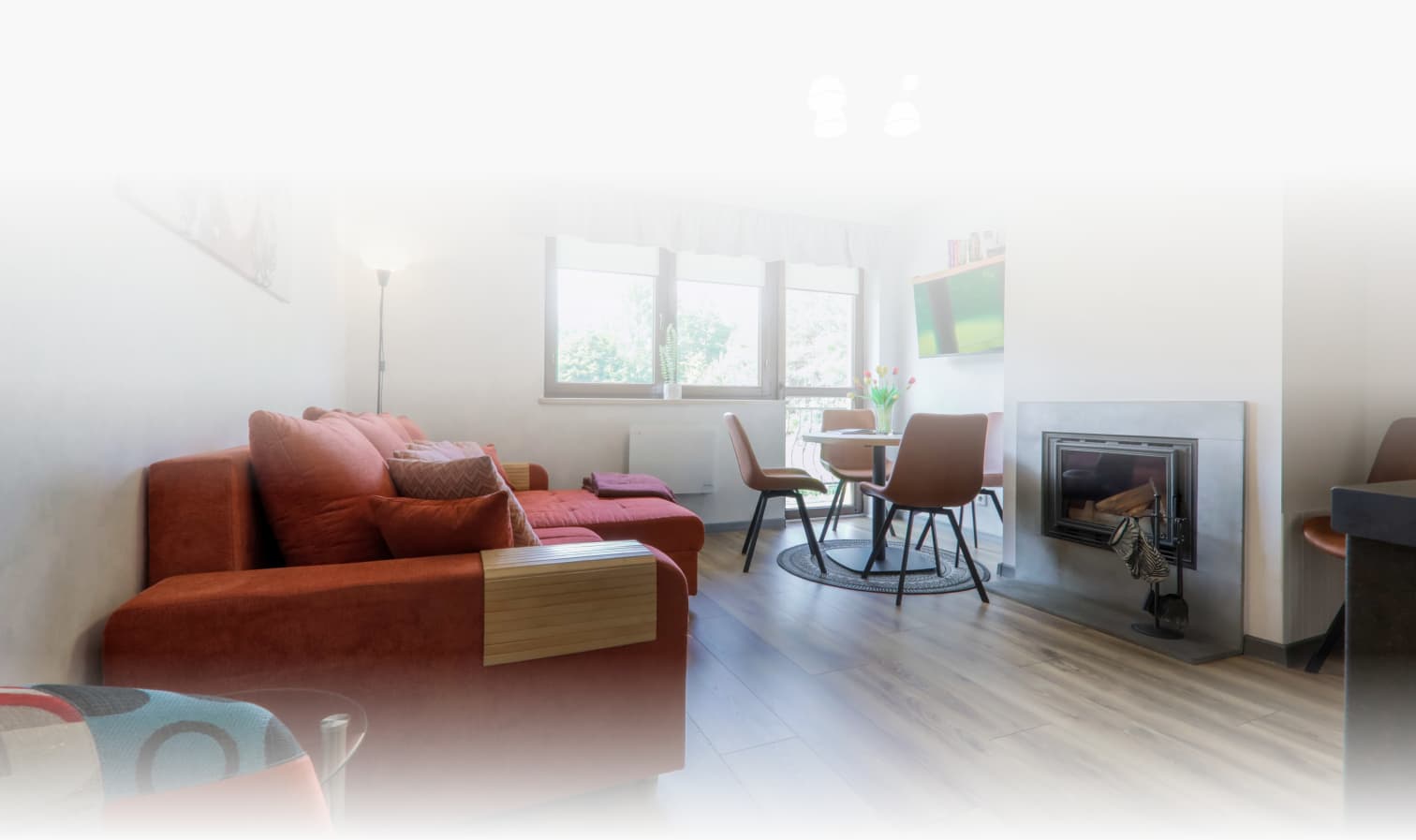 Widok wnętrza apartamentu Premium6